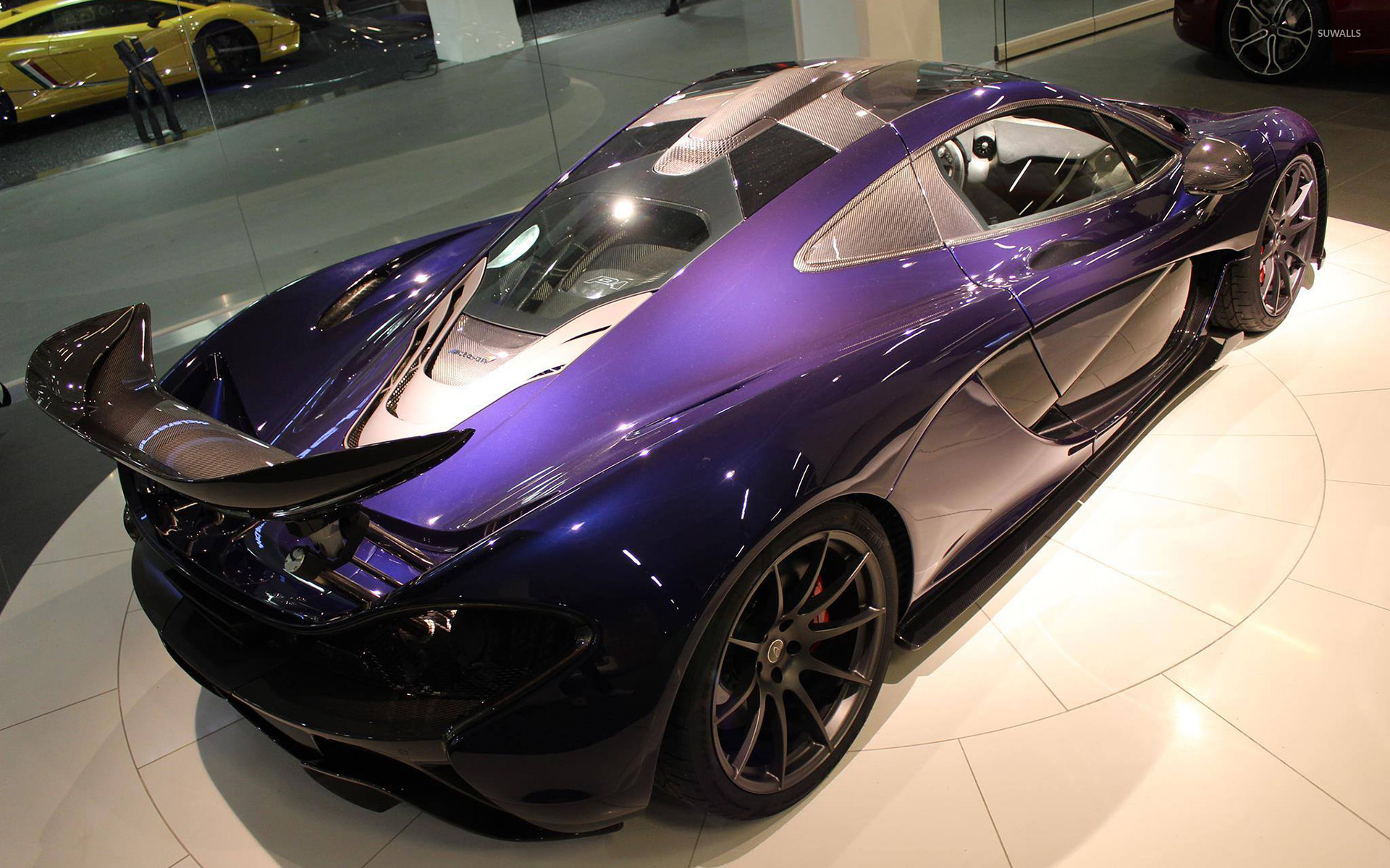 Mclaren P1 Gtr Purple - HD Wallpaper 