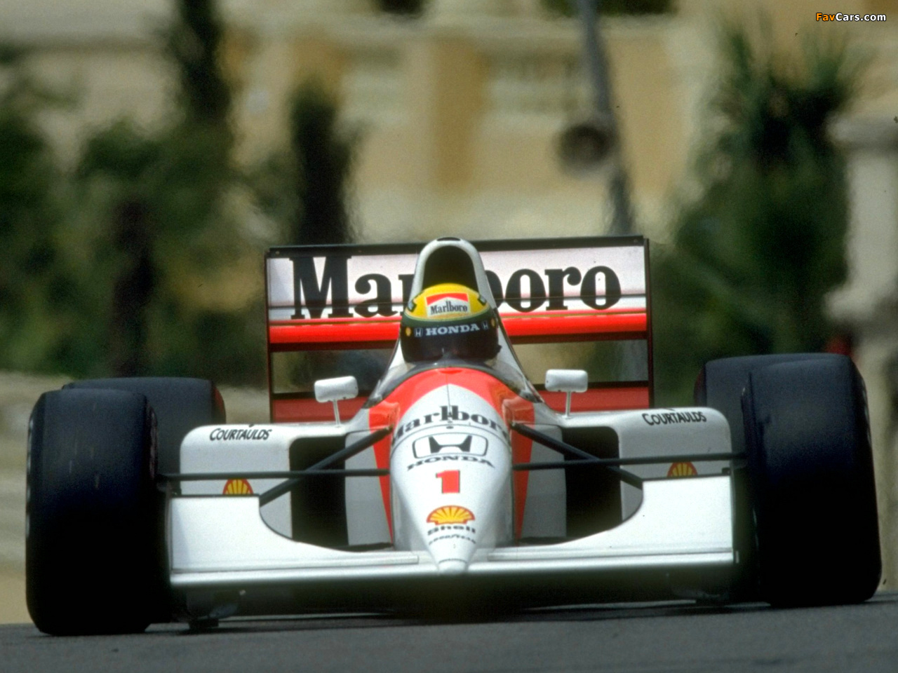 Mclaren Honda Mp4-7 1992 Wallpapers - Ayrton Senna Monaco - HD Wallpaper 