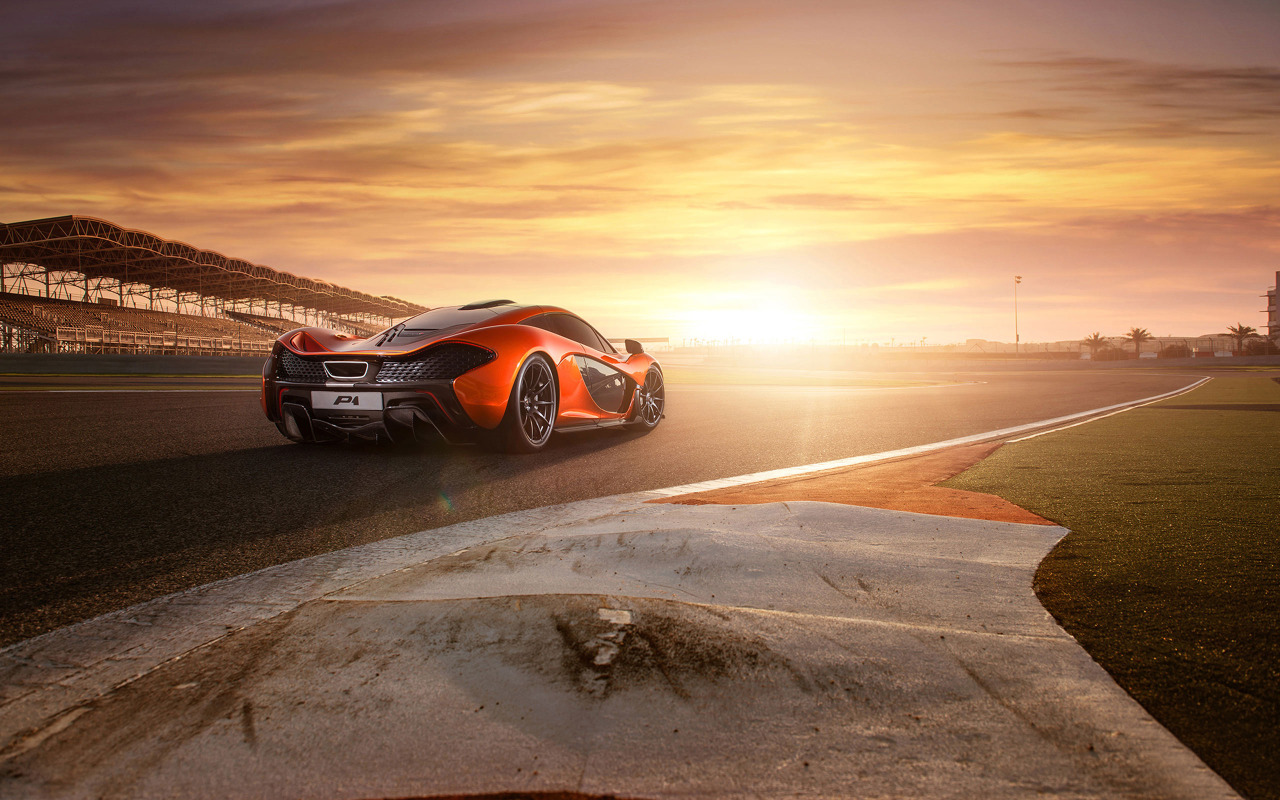 Mclaren P1 Gtr Sunset Sirkuit Wallpaper
you Can Download - Sunset At Race Tracks - HD Wallpaper 