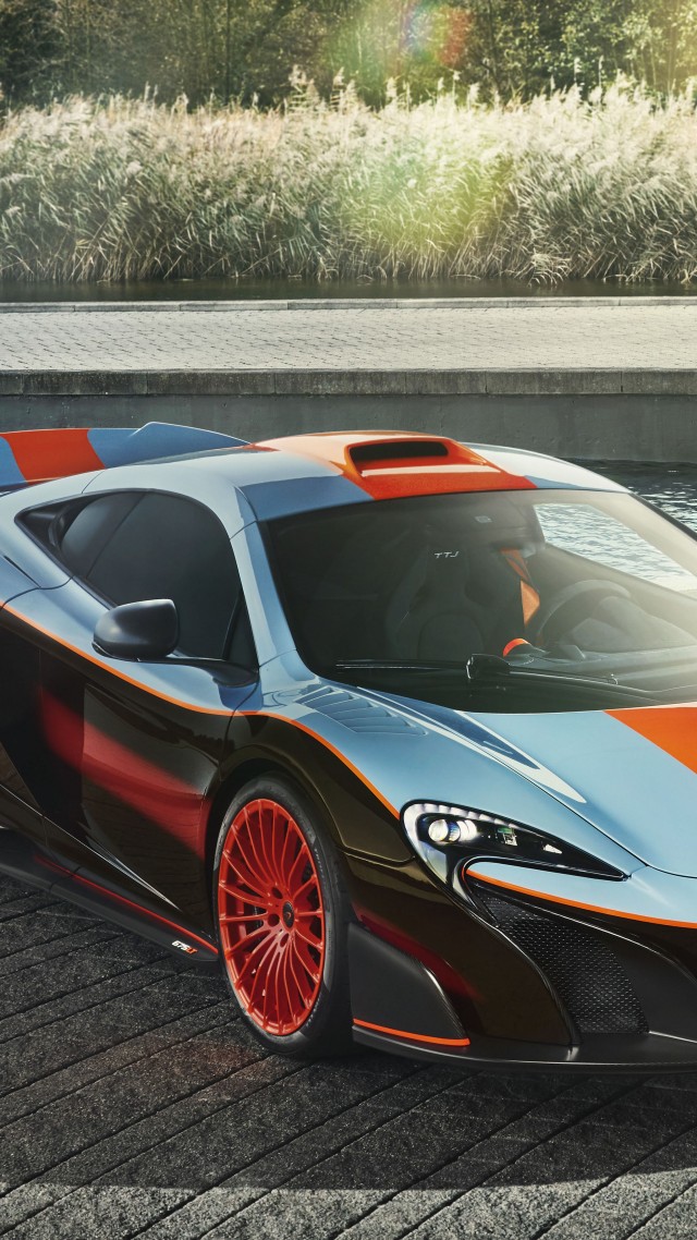 Mclaren 675lt F1 Gtr Livery, Luxury Cars, 7k - Mclaren 675lt Gulf - HD Wallpaper 