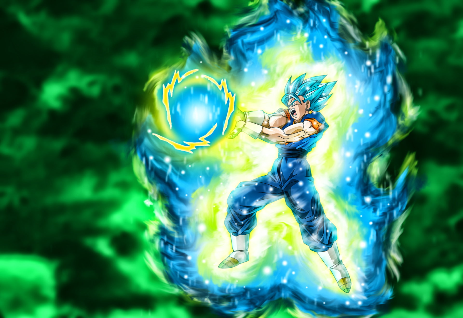 Super Saiyan Kamehameha Dragon Ball Z - HD Wallpaper 