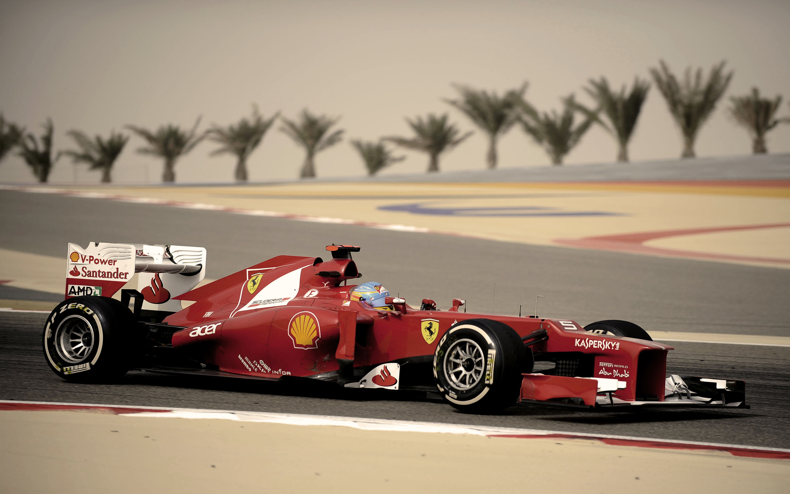 Fernando Alonso Ferrari 2012 F1 - HD Wallpaper 
