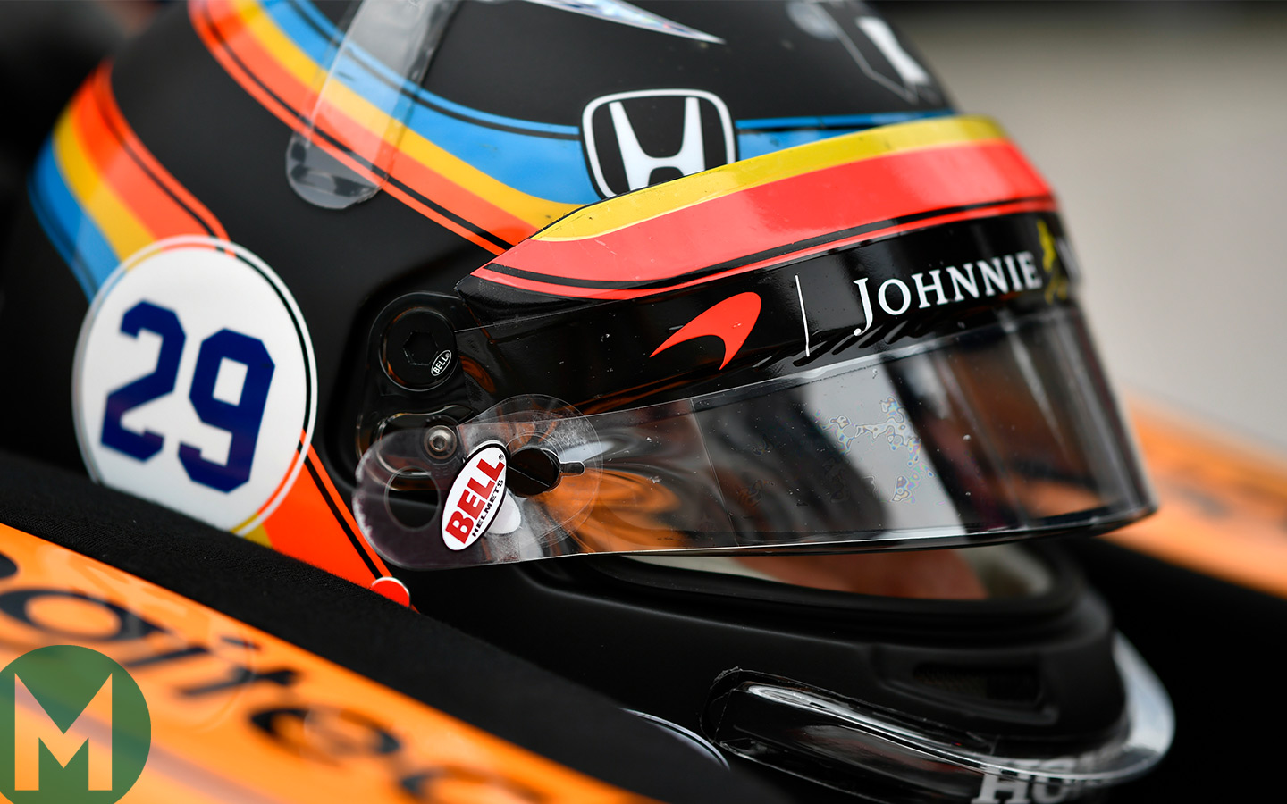 Fernando Alonso Indy Helmet - HD Wallpaper 