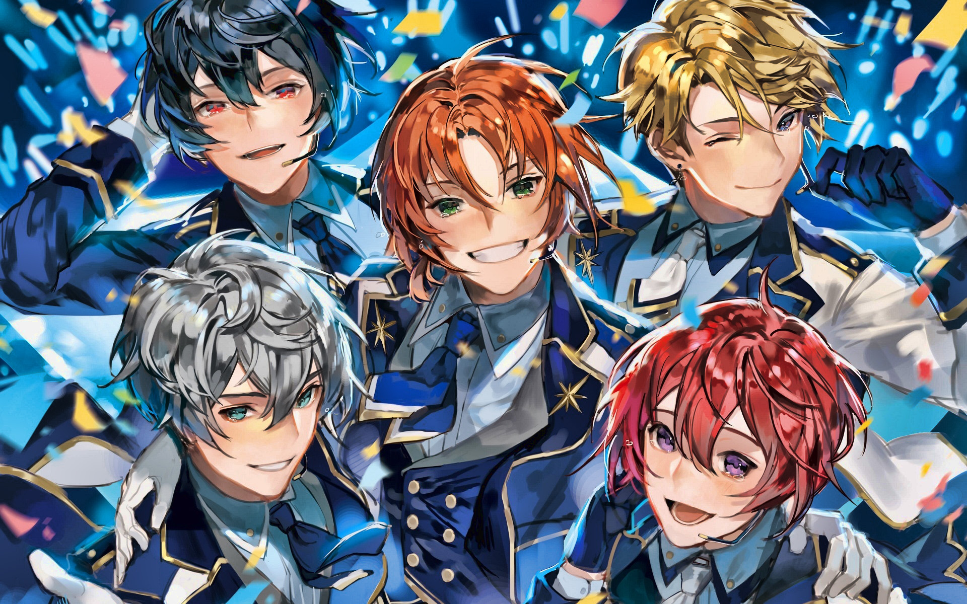 Izumi Sena, Leo Tsukinaga, Arashi Narukami, Ensemble - Anime Ensemble Stars Knight - HD Wallpaper 