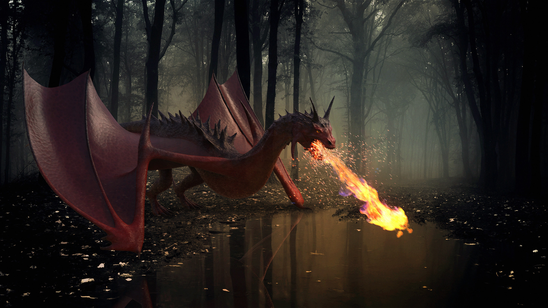 Realistic Dragon Wallpaper 4k - HD Wallpaper 