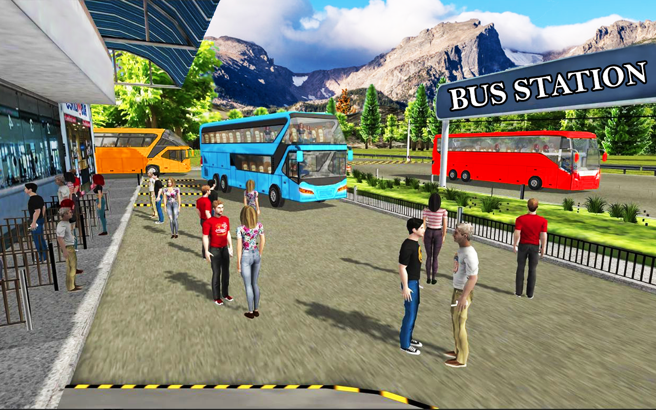 Drive Hill Coach Bus Simulator : Bus Game 2019 - HD Wallpaper 