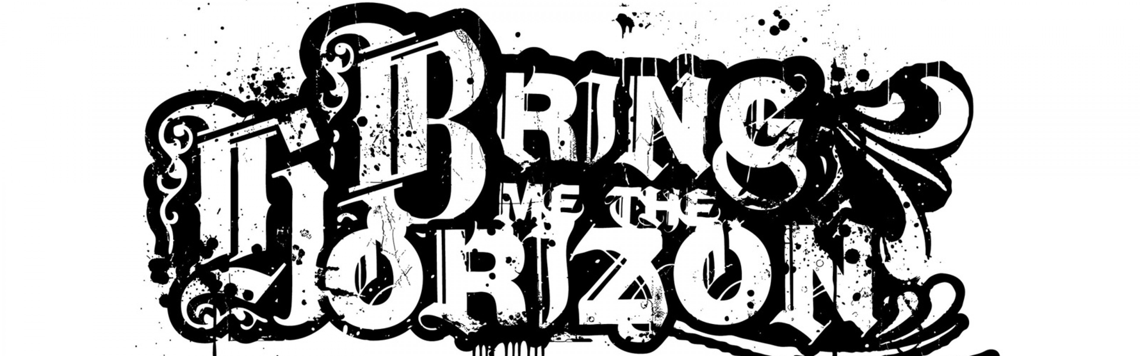 Bring Me The Horizon Text Sign Graphics Spray - Bring Me The Horizon - HD Wallpaper 