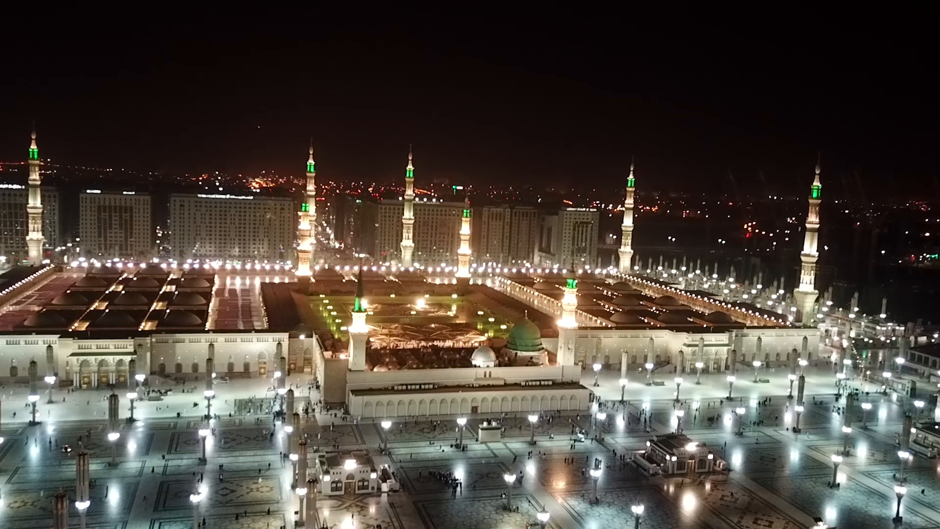 Masjid Nabawi Drone View - HD Wallpaper 