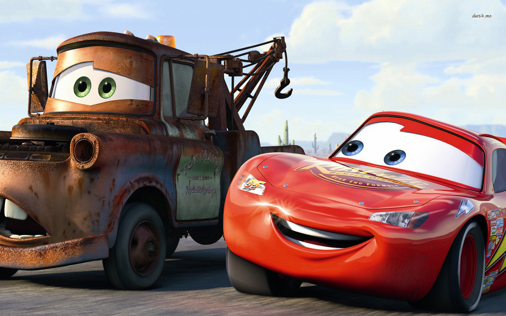 Foil Character Mater And Lightning Mcqueen - HD Wallpaper 