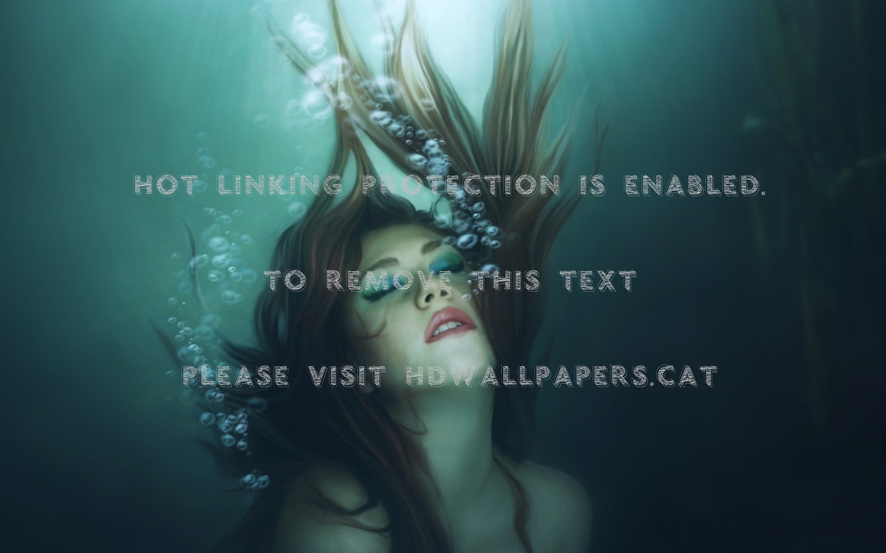 Drowning Fantasy Lady Girl Abstract - Good Night Hd Abstract - HD Wallpaper 