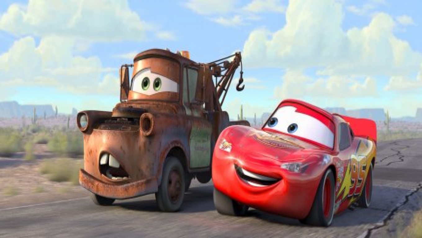 Cars Lightning Mcqueen Mater - HD Wallpaper 