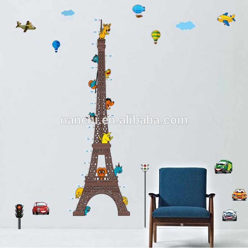Wallpaper Dinding Paris - Eiffel Tower Climbing Wall - HD Wallpaper 