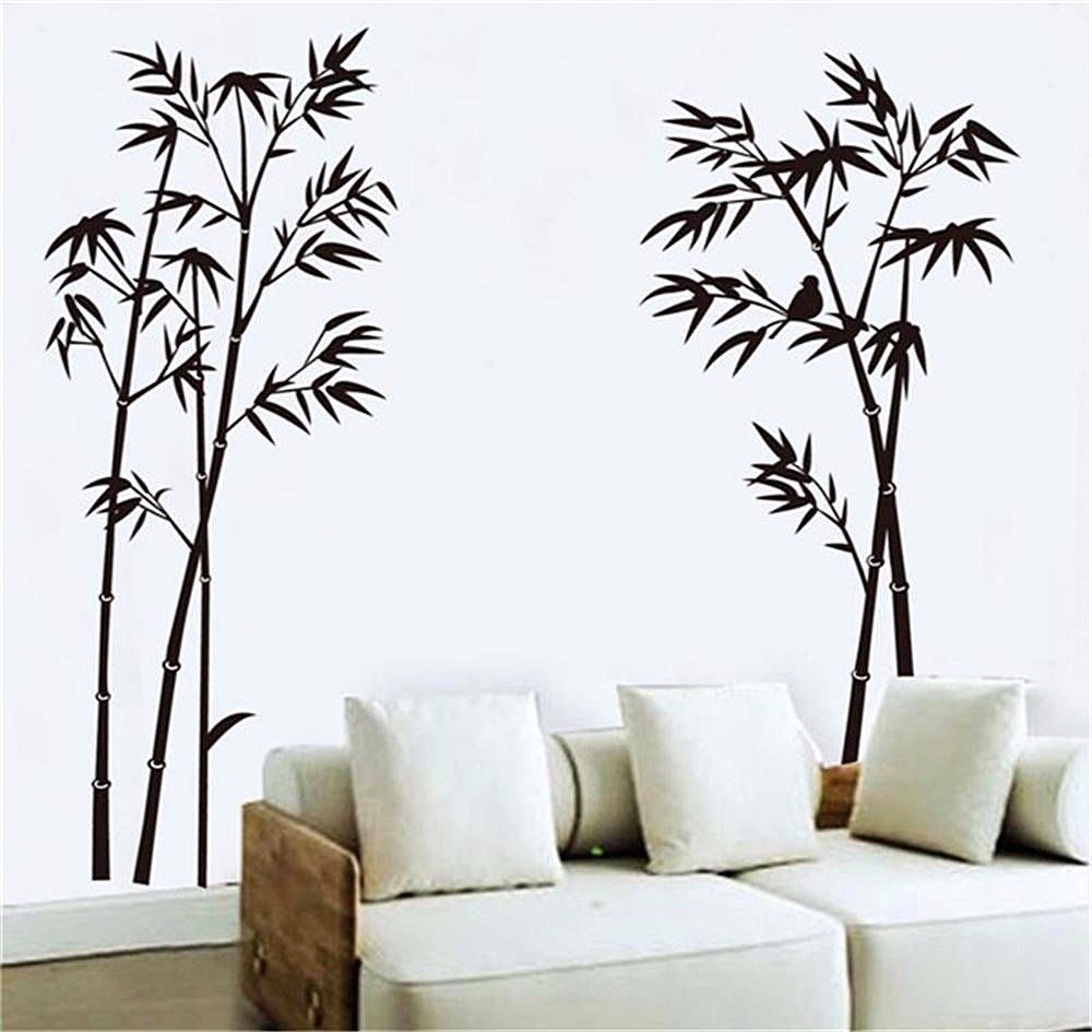 Bamboo Wall Sticker - HD Wallpaper 