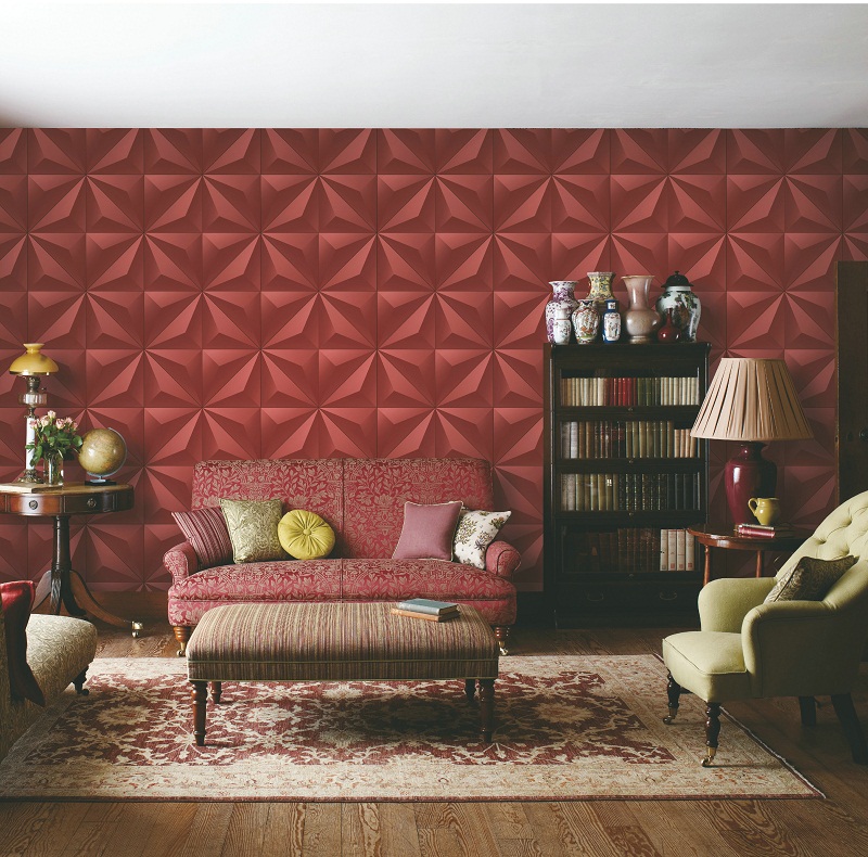 Morris Et Co Pimpernel Bullrush Russet - HD Wallpaper 