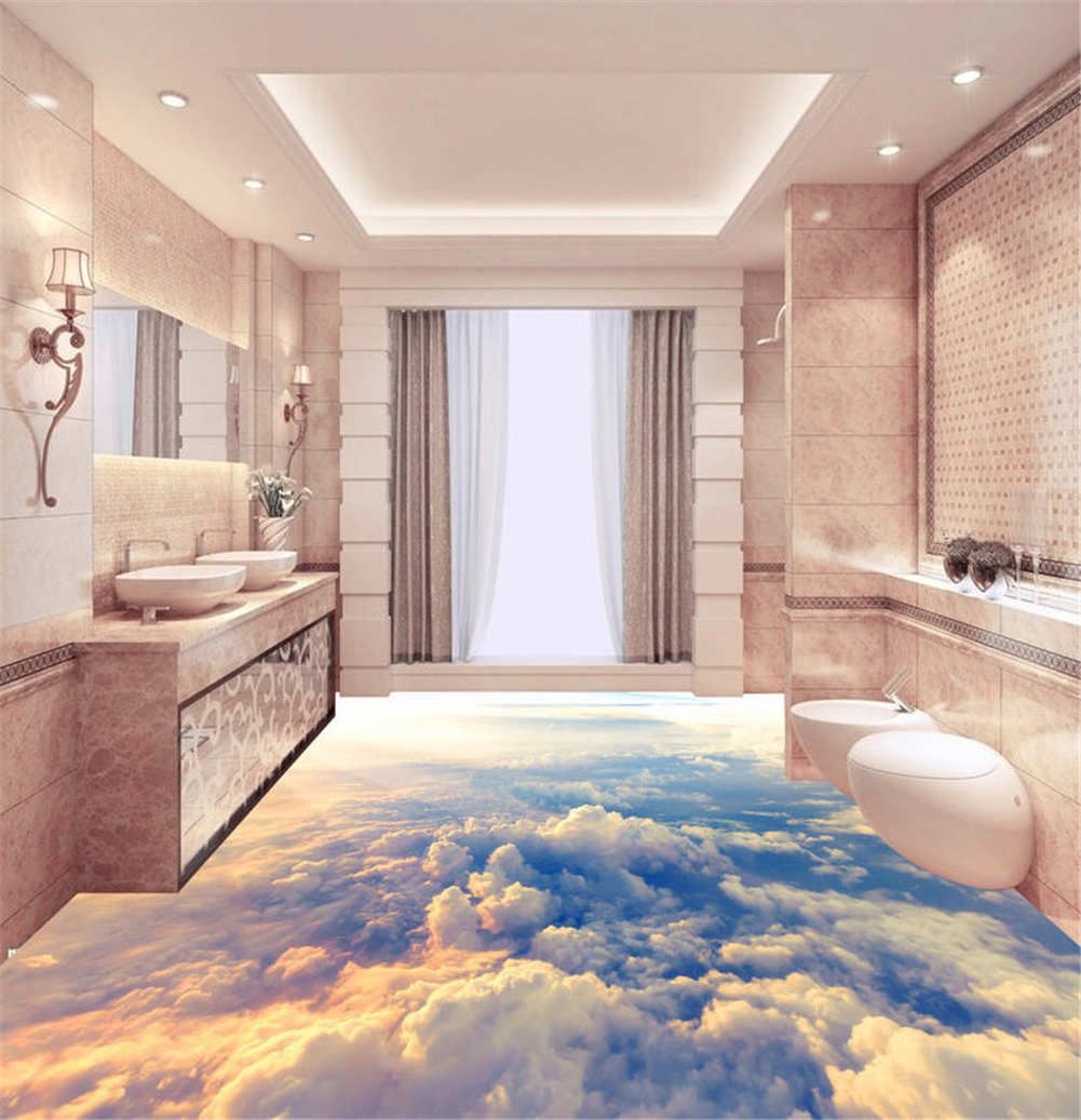 3d Floor Painting Bedroom - HD Wallpaper 