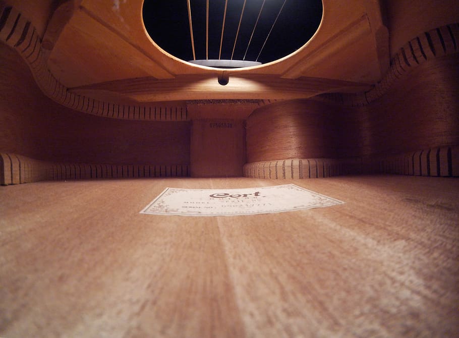 Guitar, Inside, Acoustic, Livingroom, Gopro, Indoors, Inside Guitar