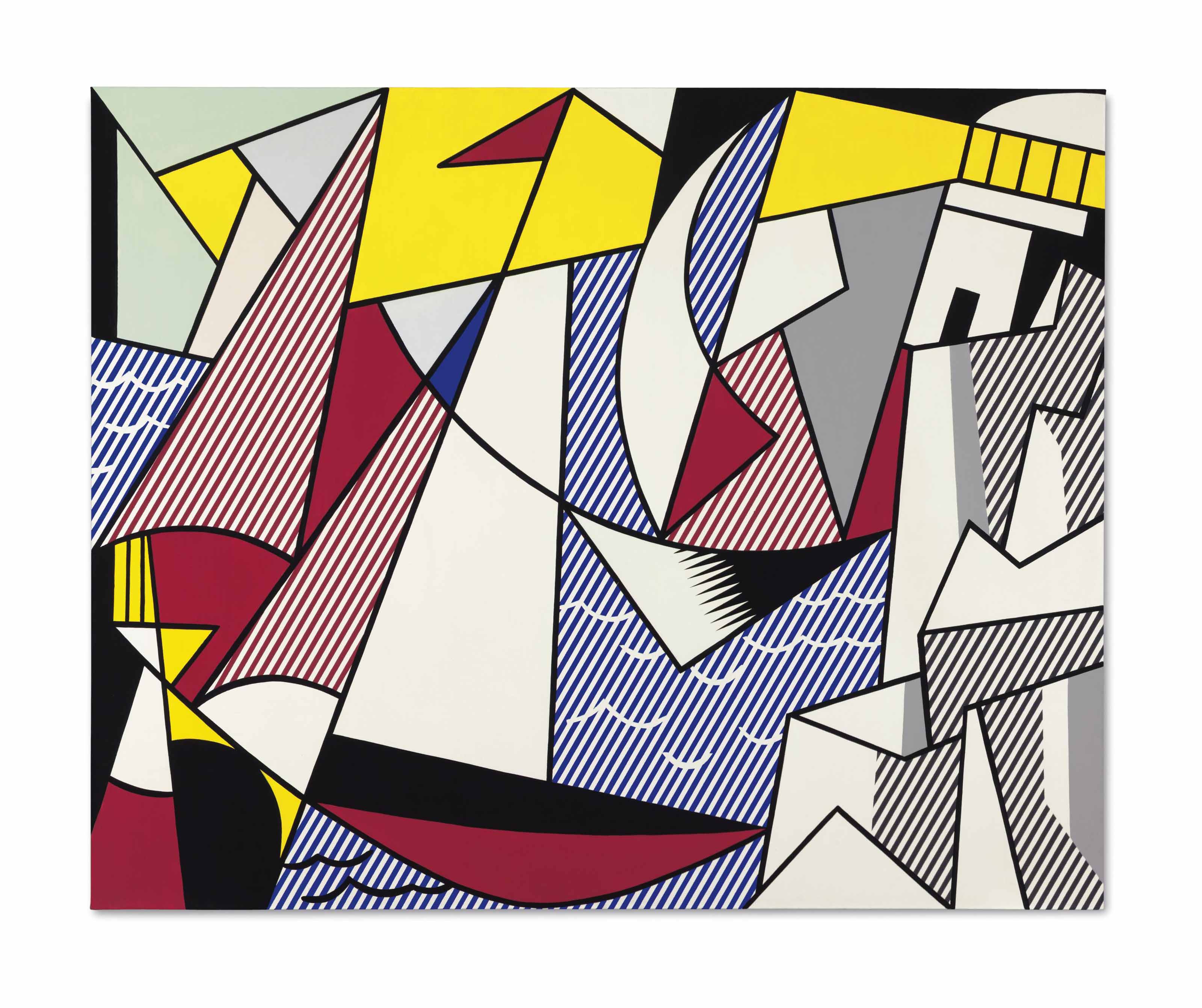 Roy Lichtenstein - Roy Lichtenstein Abstract Art - HD Wallpaper 