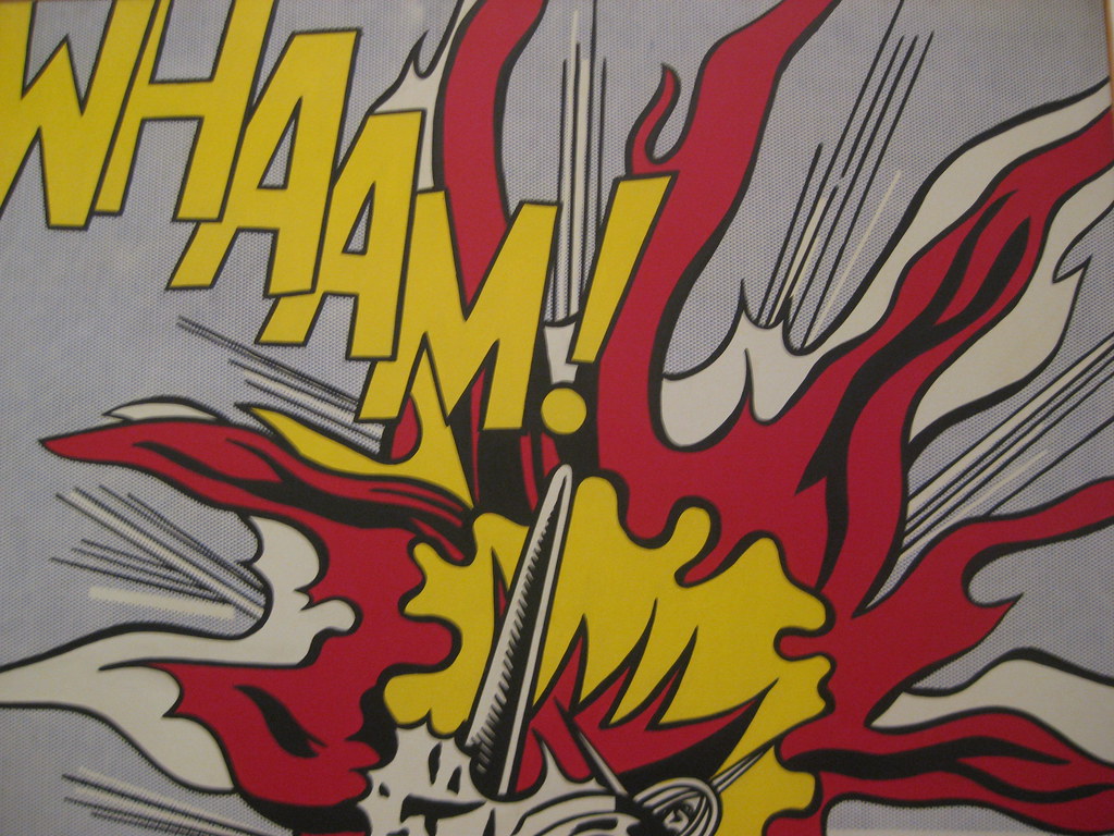 Roy Lichtenstein Pop Art Whaam 1024x768 Wallpaper Teahub Io