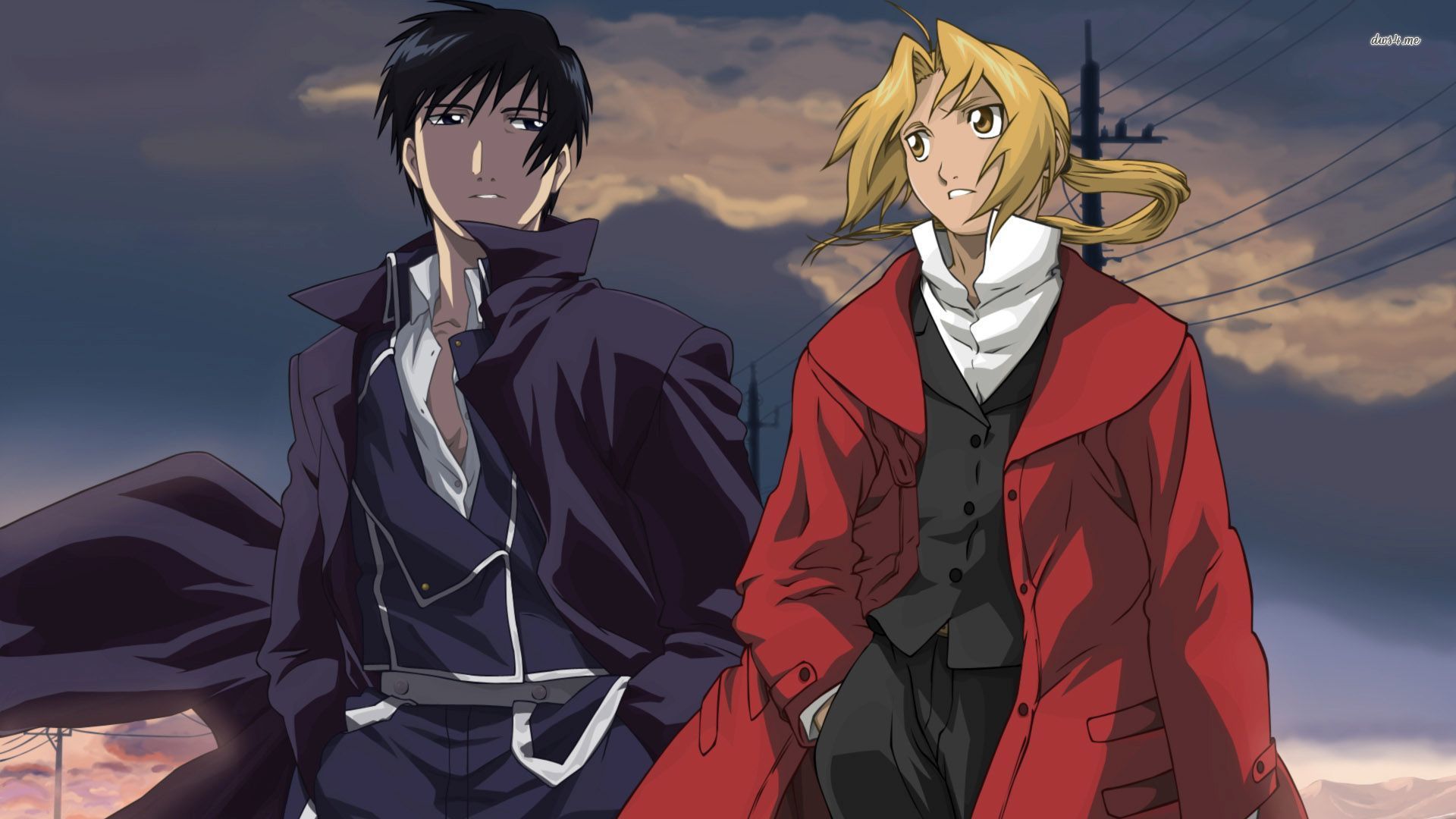 Fullmetal Roy And Edward - HD Wallpaper 