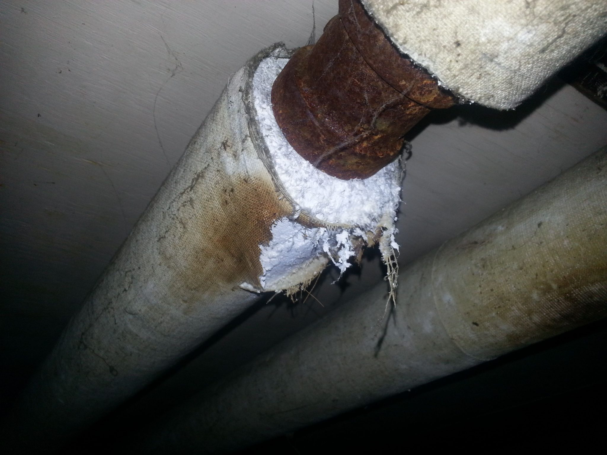 Asbestos Pipe Lagging - Asbestos Boiler Pipe Insulation - HD Wallpaper 