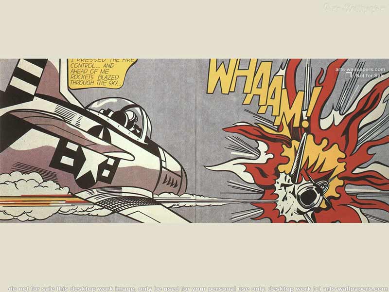 Roy Lichtenstein Plane - HD Wallpaper 