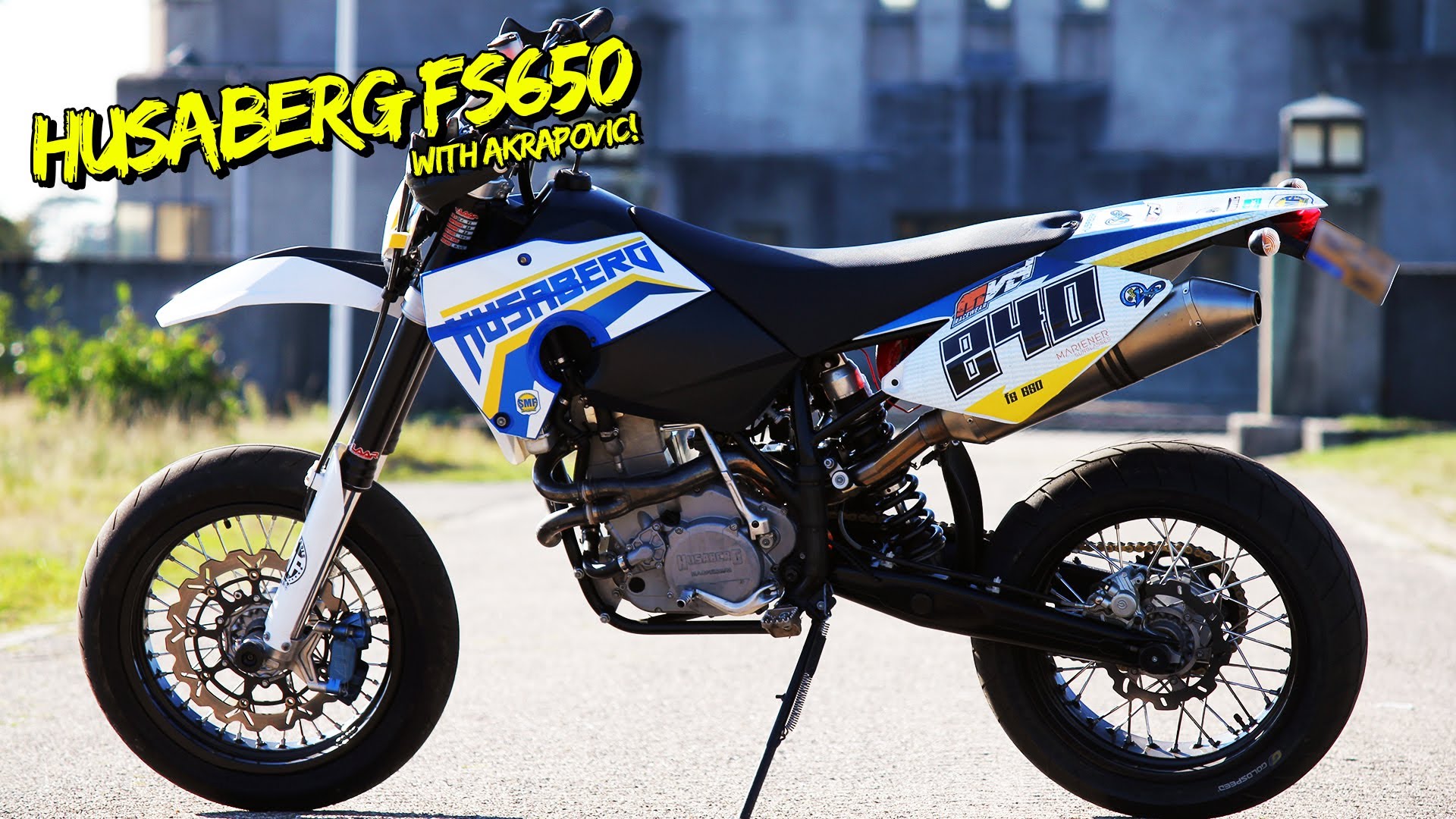 Husaberg Fs 650 C 2006 Wallpapers - Husaberg Fe 650 Akrapovic - HD Wallpaper 