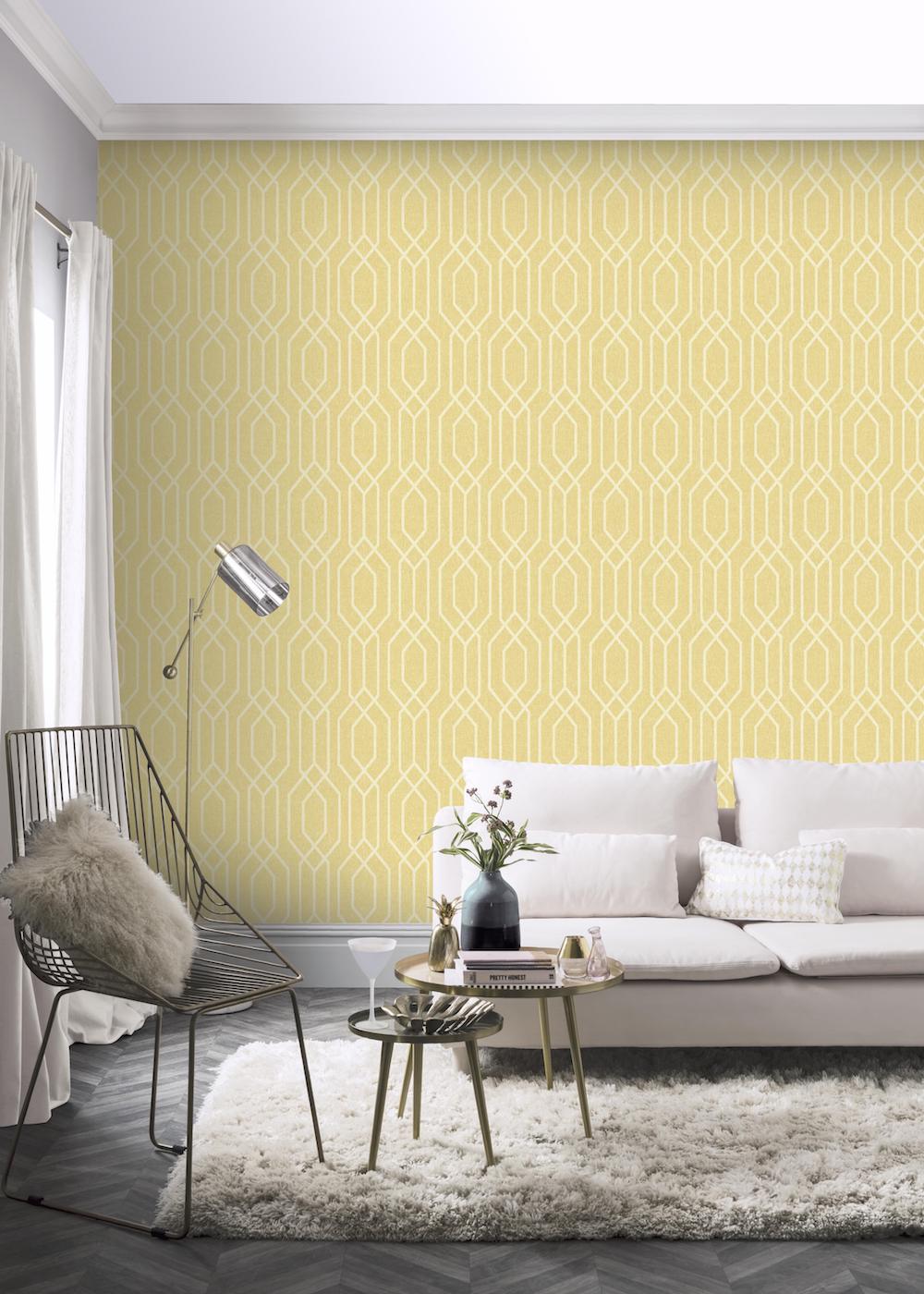 New York Wallpaper In Living Room - HD Wallpaper 