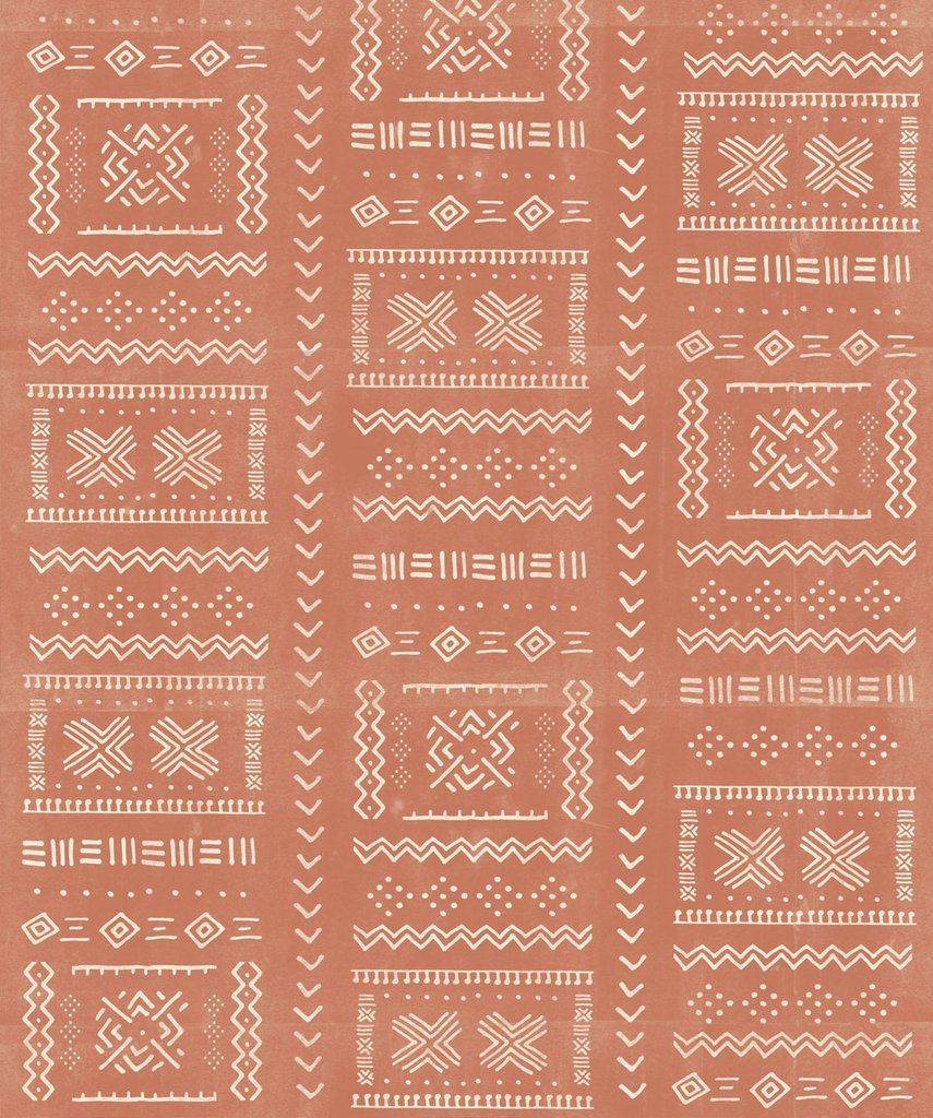 Torpa Coral Geometric Wwh25201 Brewster Wallpaper 2889-25201 - Tile - HD Wallpaper 