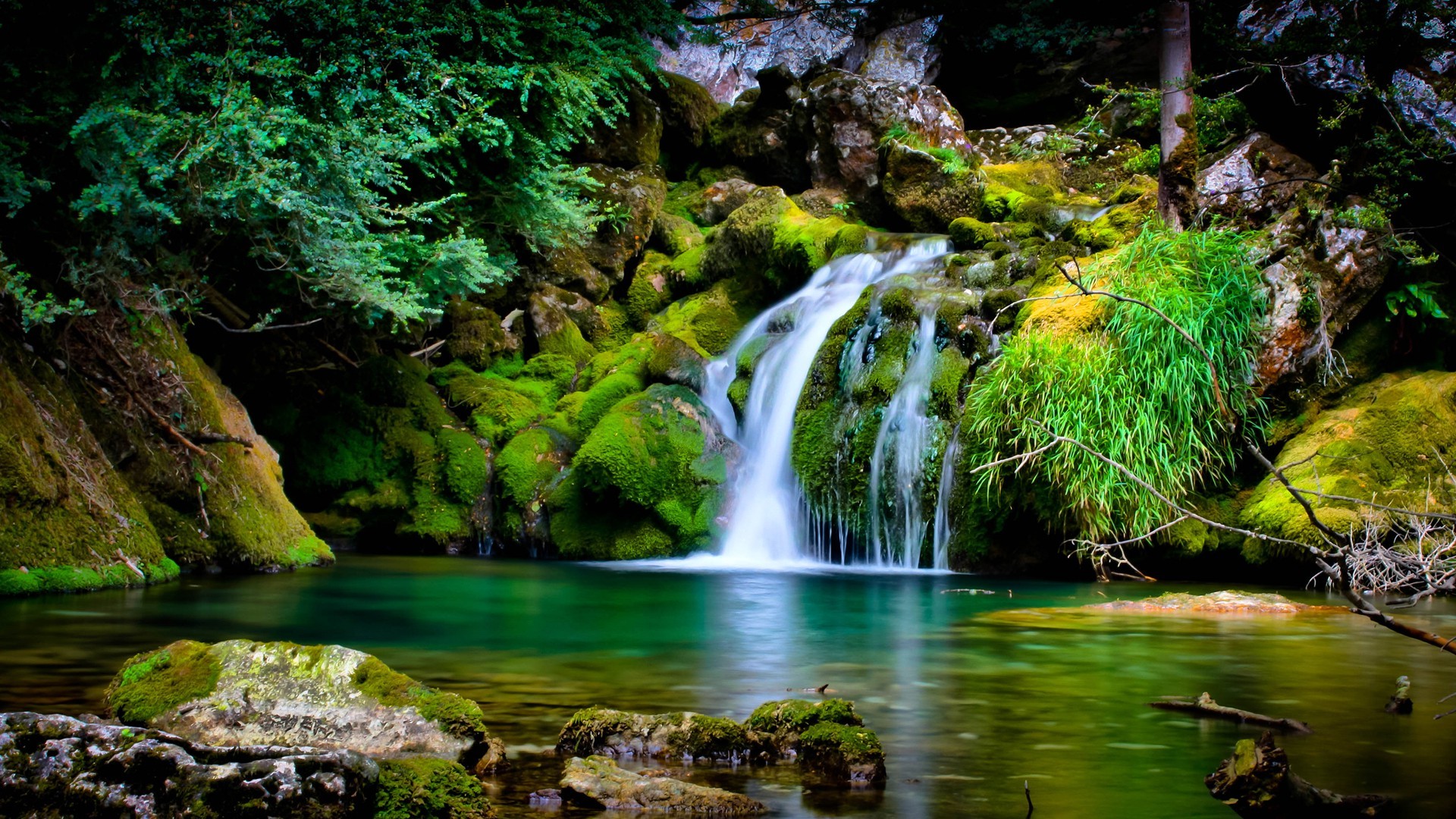 Nature, Landscape, Waterfall, 3d Wallpapers Hd / Desktop - High Resolution Natural Background - HD Wallpaper 