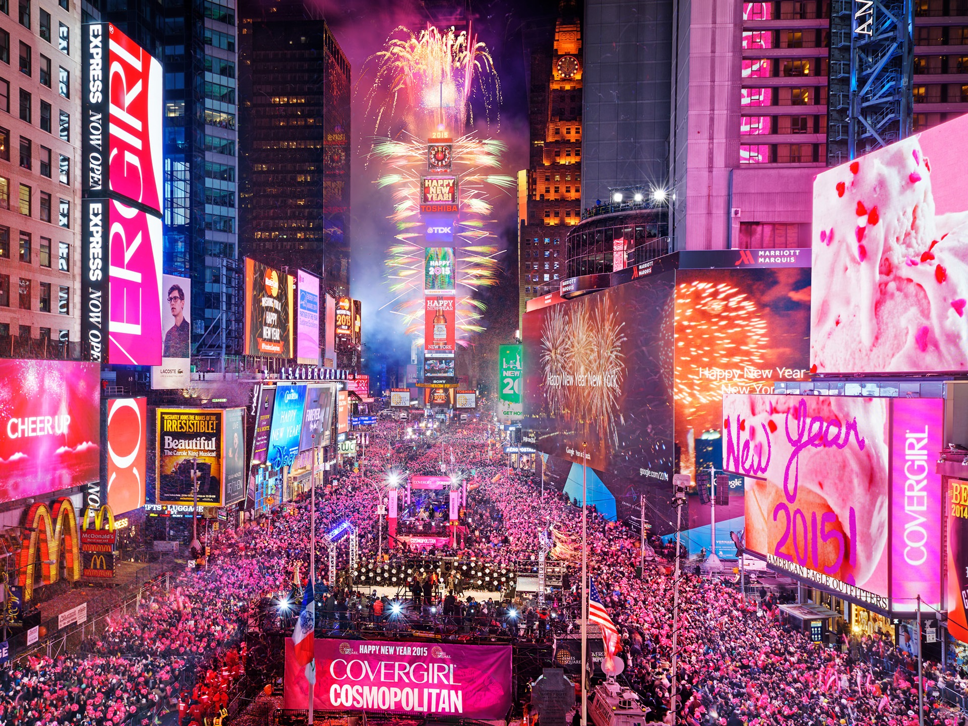 Times Square Night Hd - WoodsLima