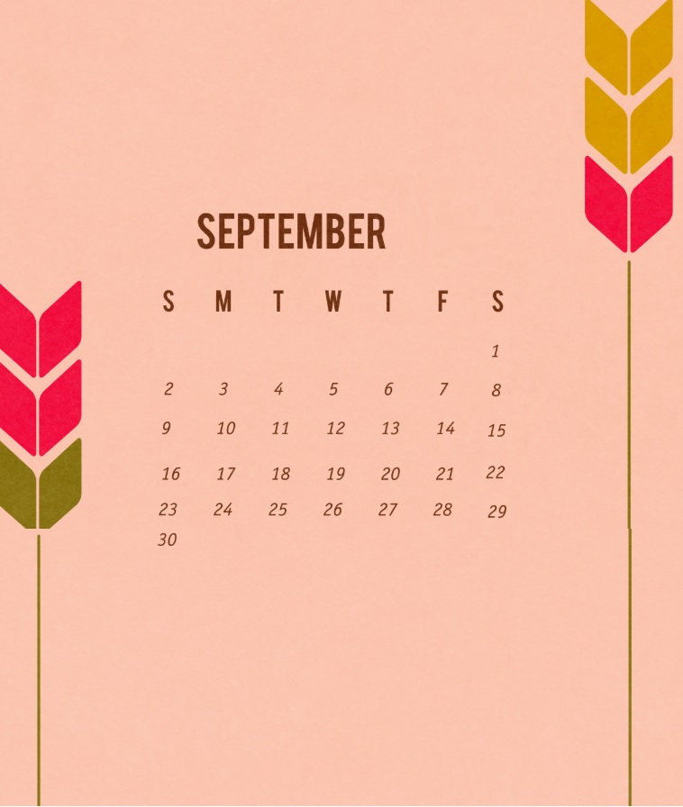 Best September 2018 Iphone Calendar Wallpapers - Iphone Wallpaper September 2019 Calendar Iphone - HD Wallpaper 