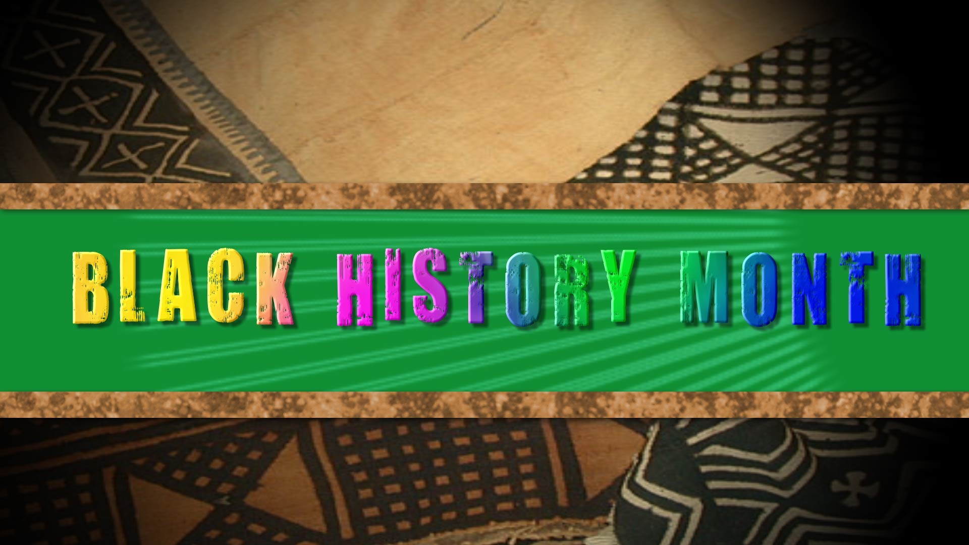 Black History Month 4 Video, Powerpoint, Graphics - Black History Month Wallpaper Background - HD Wallpaper 