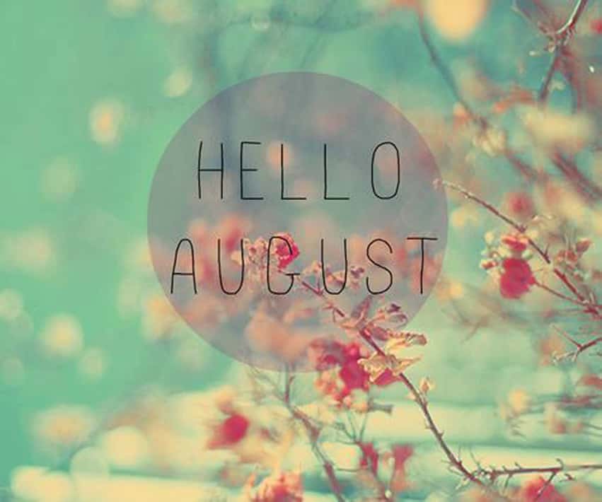 August Month Image - Hello August - HD Wallpaper 