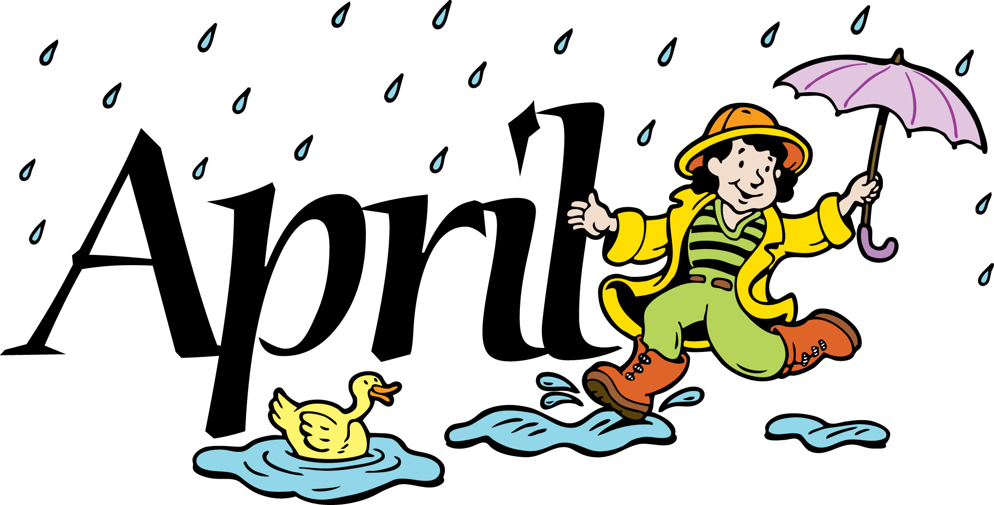 April Birthday Month Clipart Image Download 11 April - Months Of The Year April - HD Wallpaper 