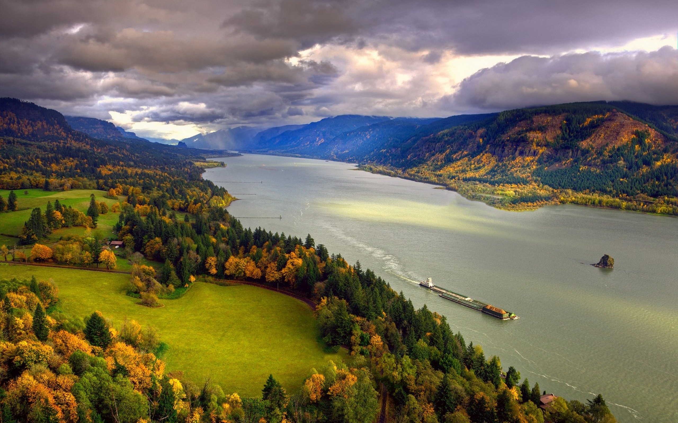 Columbia River Gorge - HD Wallpaper 
