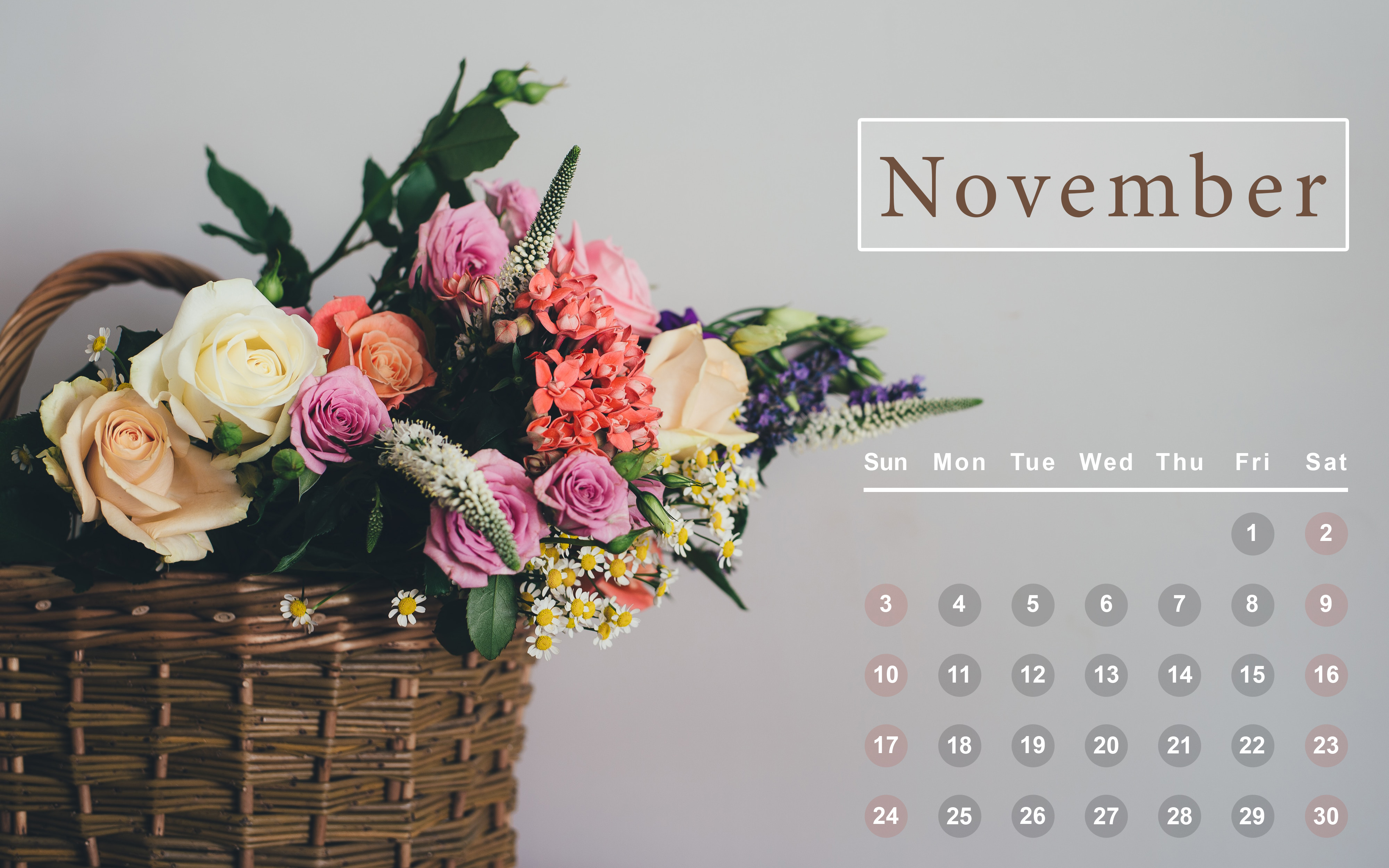 Floral November 2019 Wallpaper - Good Morning Have A Beautiful Day Flowers - HD Wallpaper 