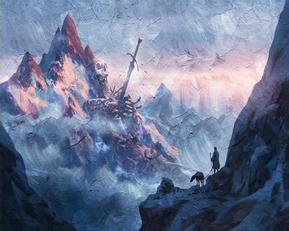 Custom Wallpaper Mythological Skeleton Death Valley - Mythological Background - HD Wallpaper 