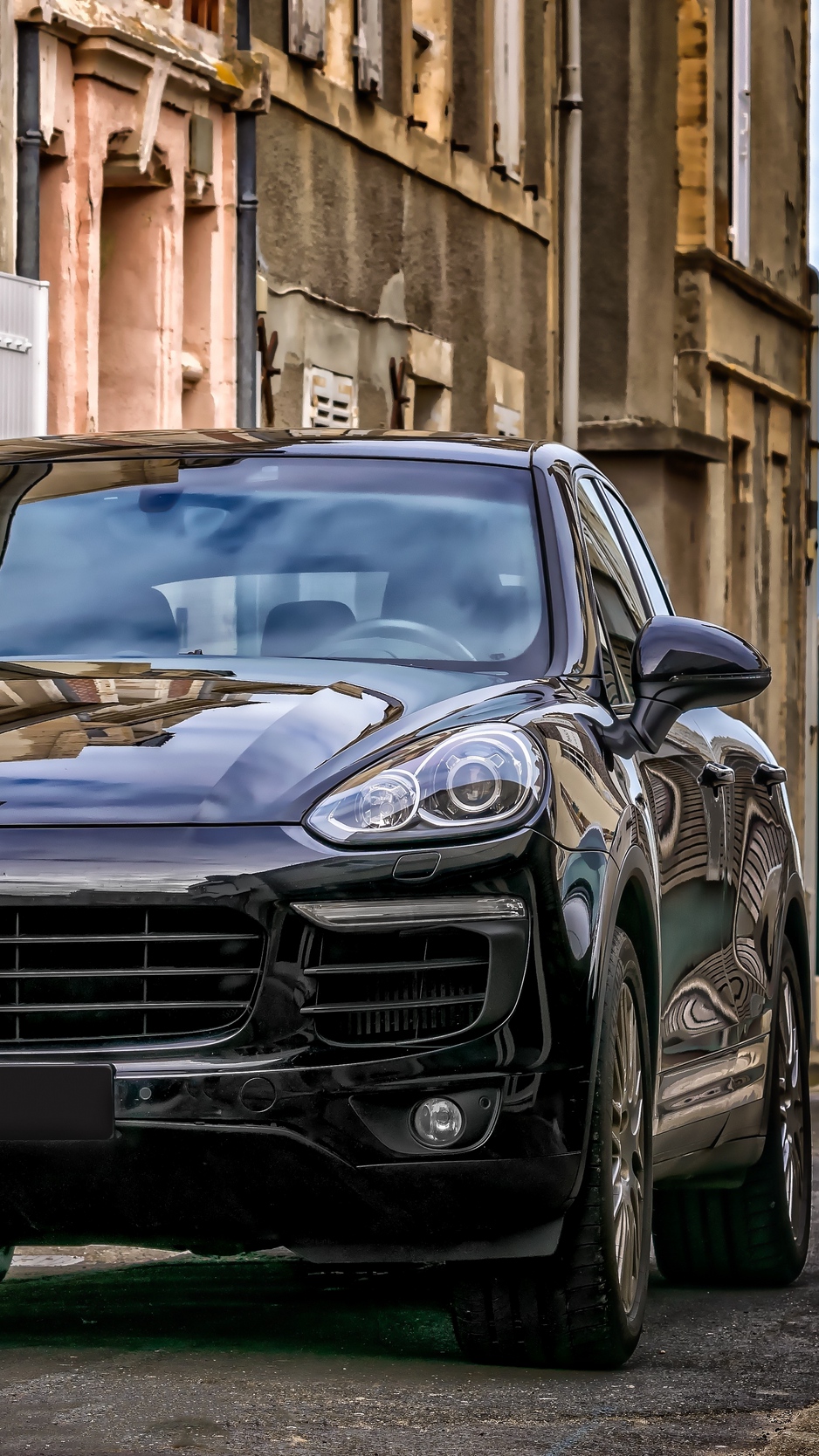 Wallpaper Auto, Black, Front View, Elegant, Luxury - Porsche Toronto Price List - HD Wallpaper 