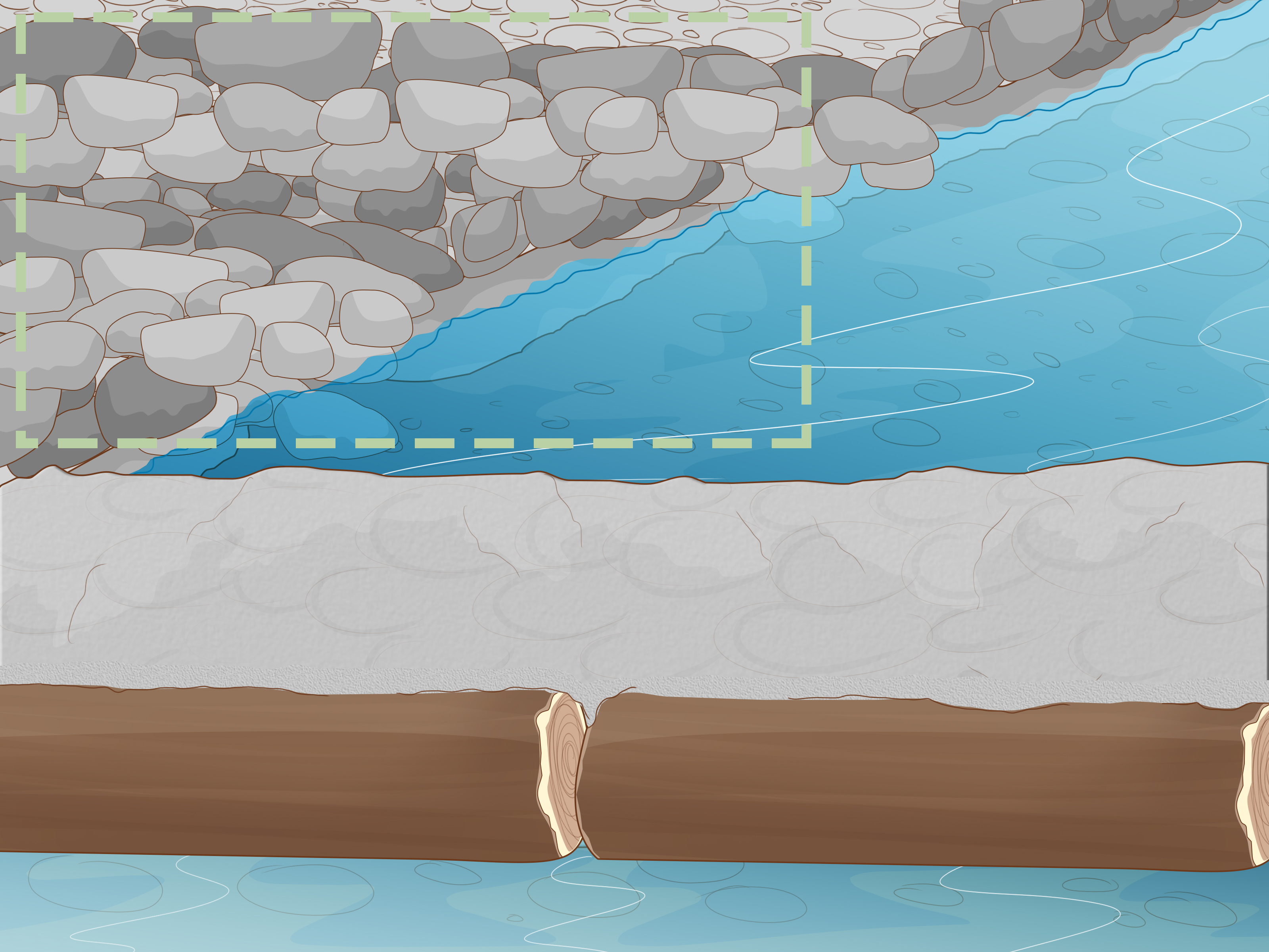 Image Titled Dam A River Step - Swimming Pool - HD Wallpaper 