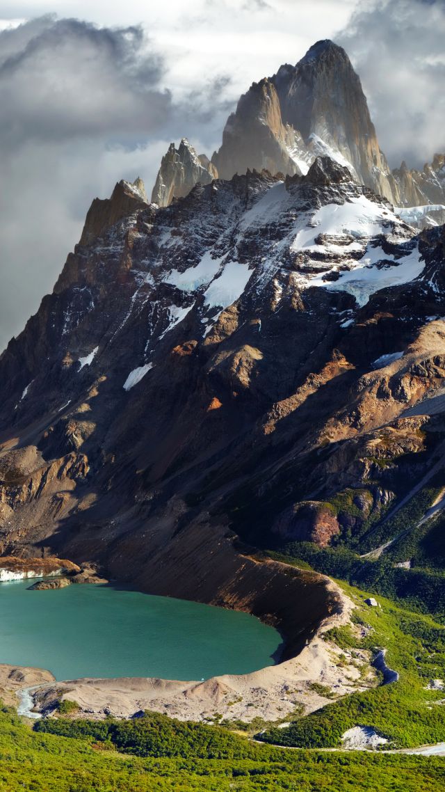 Patagonia, 5k, 4k Wallpaper, Argentina, Mountains, - Fitzroy Argentina - HD Wallpaper 