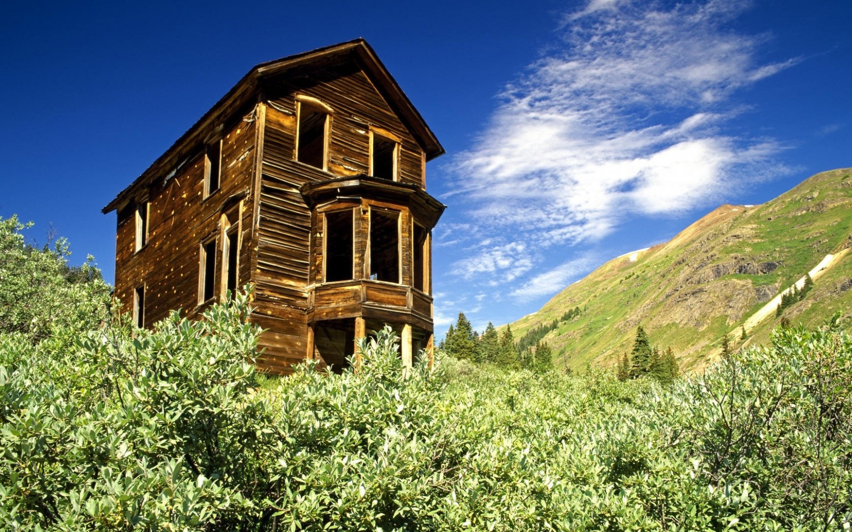 Bay Window House Wallpapers - Colorado Ghost Towns - HD Wallpaper 