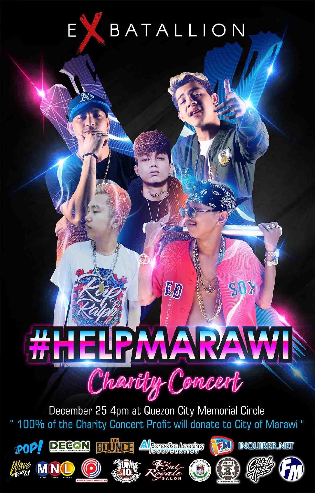  a Christmas Day Charity Concert For Residents Of Marawi - Ex Battalion - HD Wallpaper 
