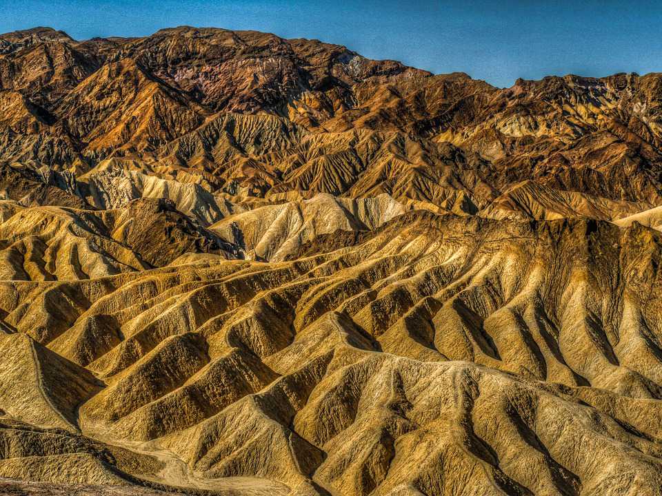 Death Valley Landscape National - Death Valley National Park, Zabriskie Point - HD Wallpaper 