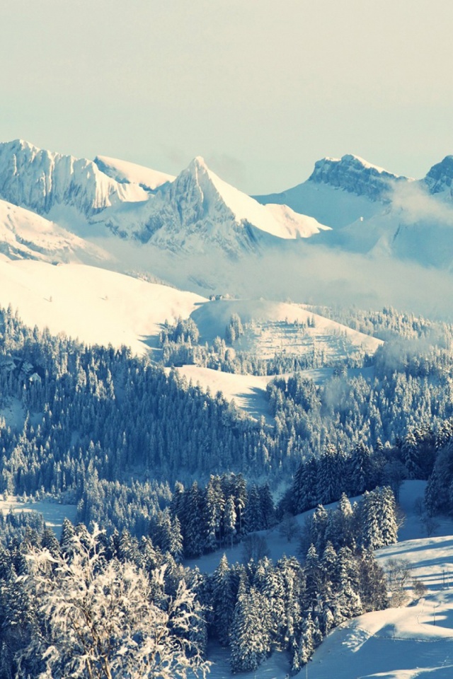Snow Mountain Wallpaper Android - 640x960 Wallpaper 