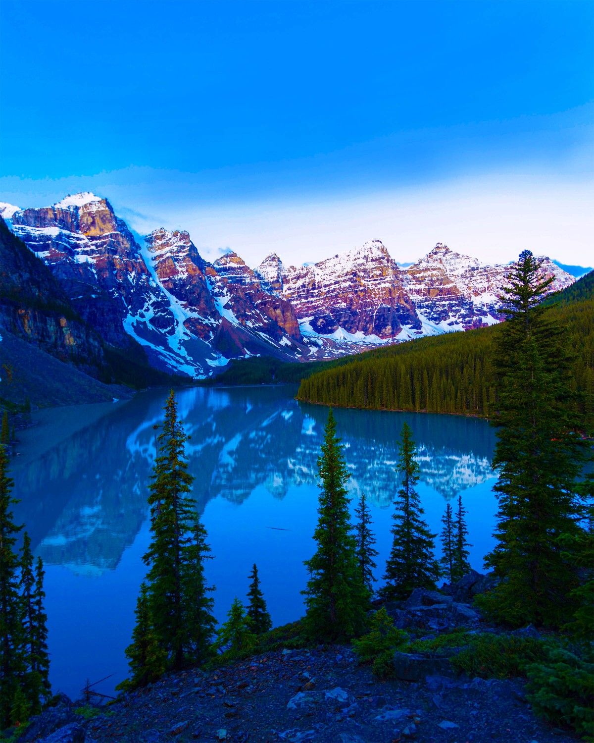 Moraine Lake - HD Wallpaper 