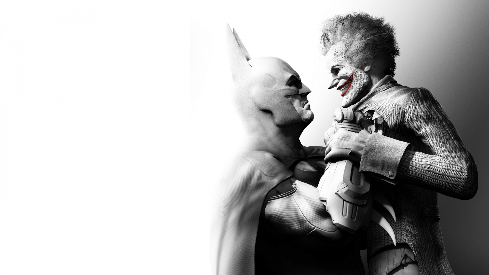 Batman Arkham City Batman And Joker - HD Wallpaper 