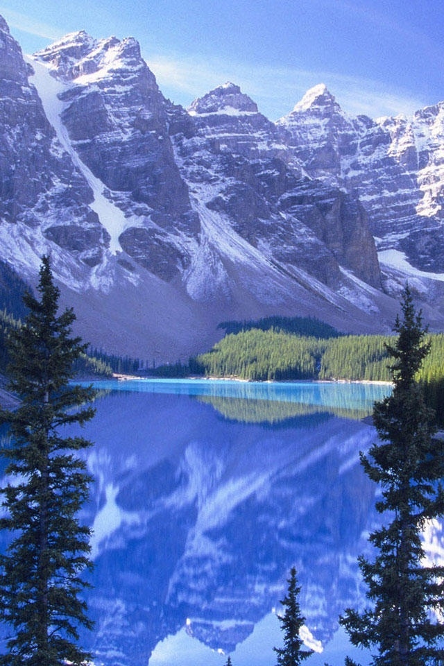Free Mountain Wallpaper - Moraine Lake - HD Wallpaper 