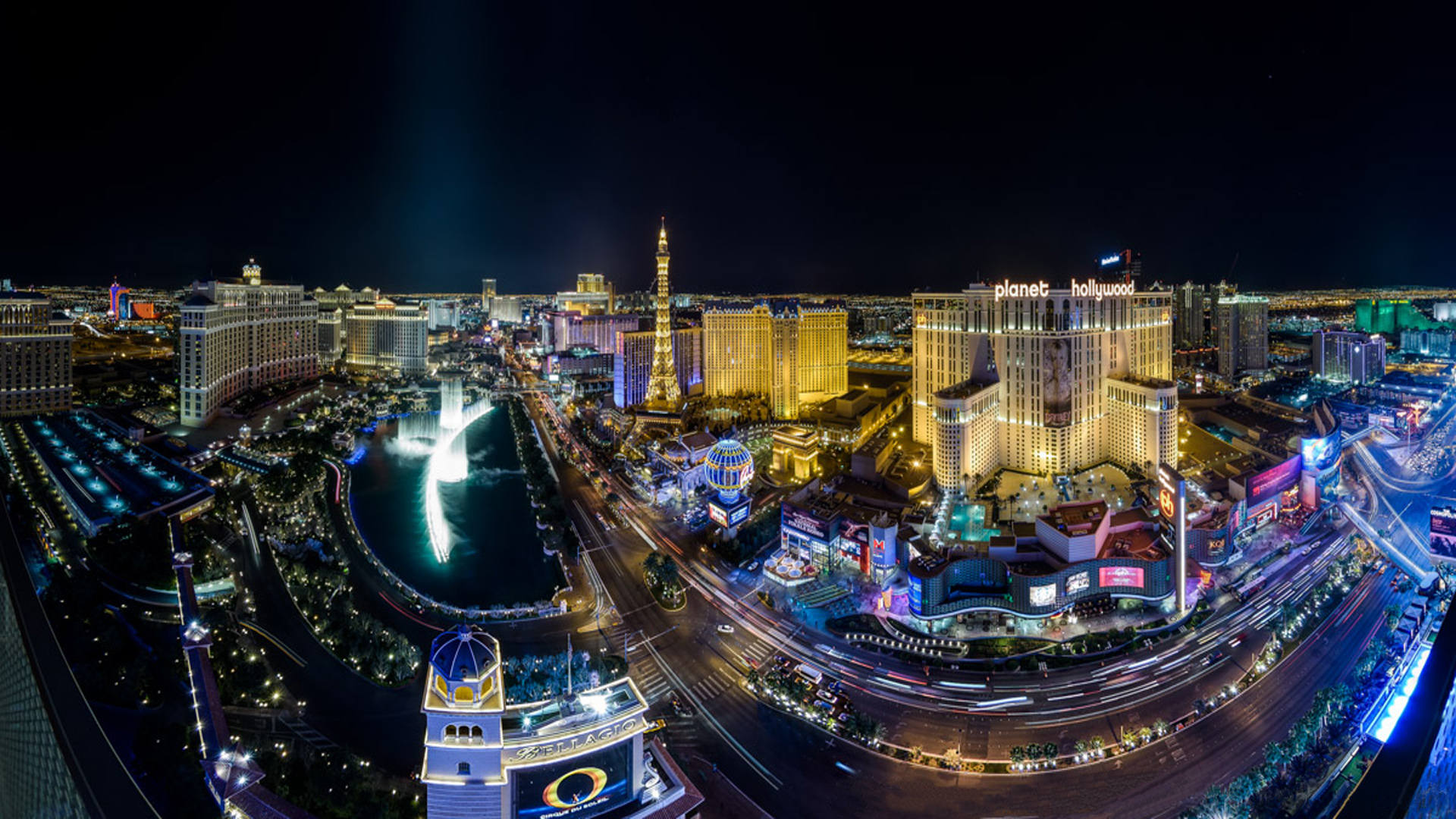 Panoramic Las Vegas Skyline - HD Wallpaper 