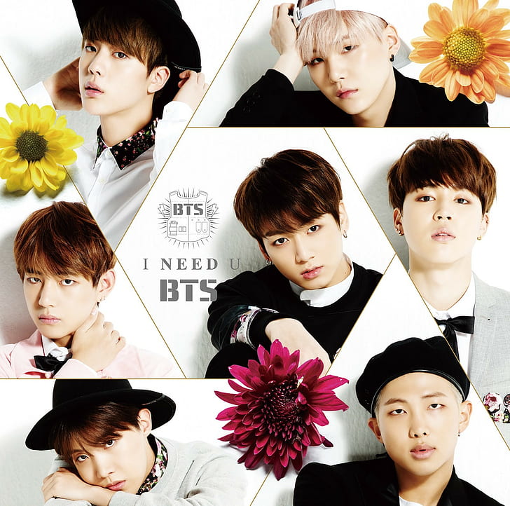 Bts, Flowers, J Hope, Jimin, Jin Bts, Jungkook, K Pop, - Bts I Need U Japanese Album - HD Wallpaper 