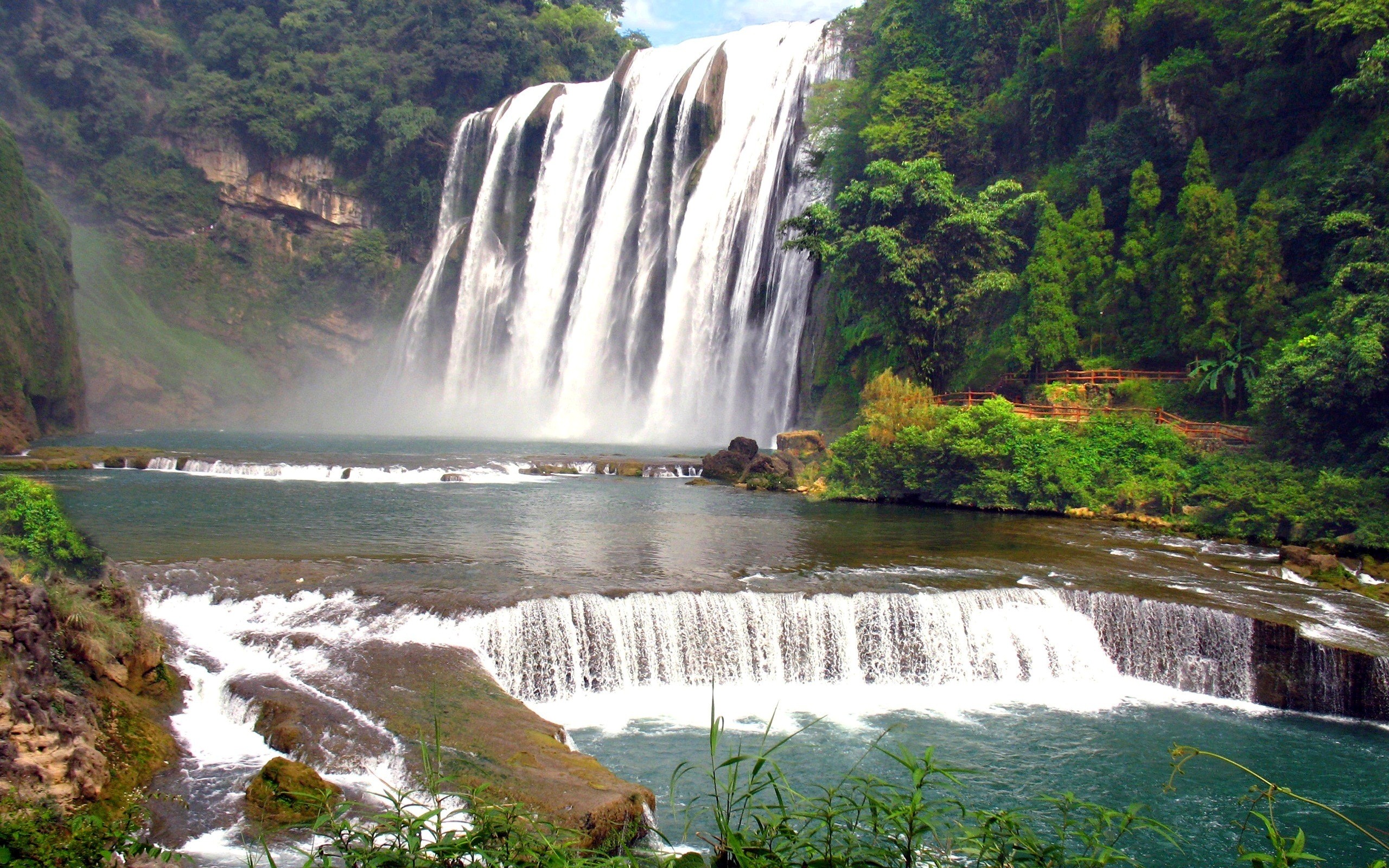 Amazing Wonderful Scene Of Usa Waterfalls Wallpaper - Desktop Waterfall Hd - HD Wallpaper 